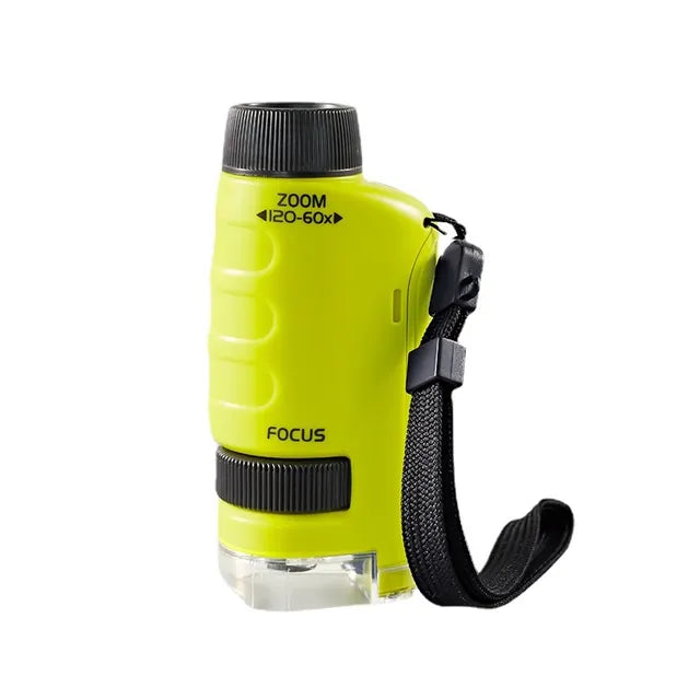 Pocket Microscope Kids Science Toy for 120x Discovery