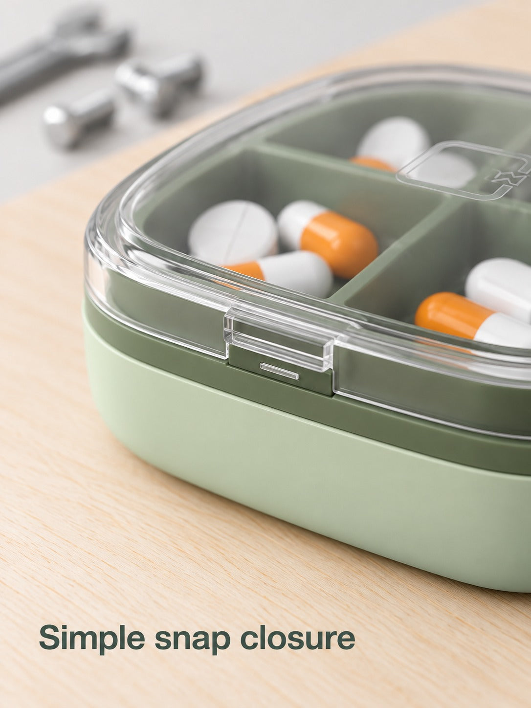 Pocket Weekly Pill Organizer for Travel, Sealed & Sorted