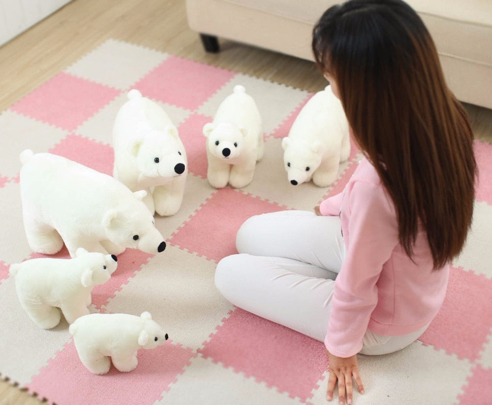 Polar Bear Plush Toy for Cozy Cuddles and Nursery Décor
