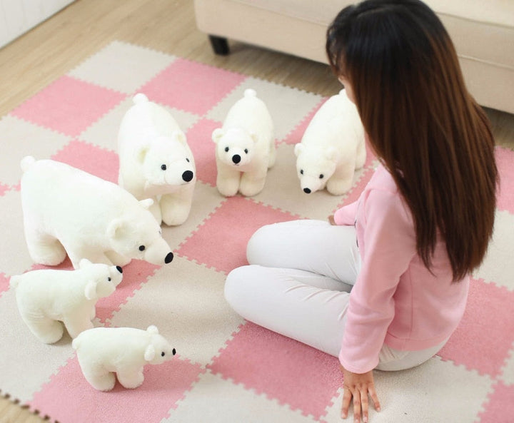 Polar Bear Plush Toy for Cozy Cuddles and Nursery Décor