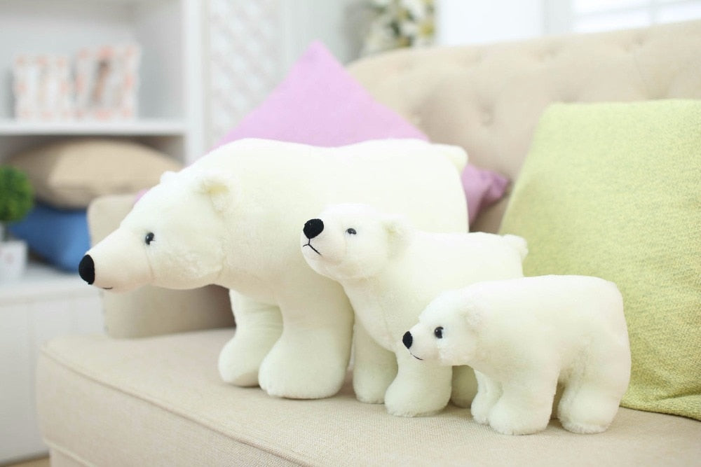 Polar Bear Plush Toy for Cozy Cuddles and Nursery Décor