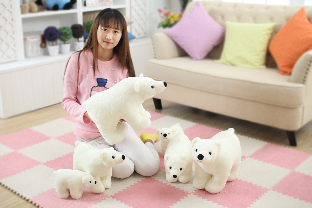 Polar Bear Plush Toy for Cozy Cuddles and Nursery Décor