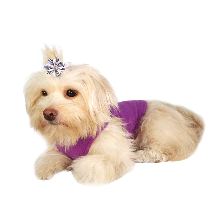 Polar Fleece Pet Vest for Warm Winter Walks & Play