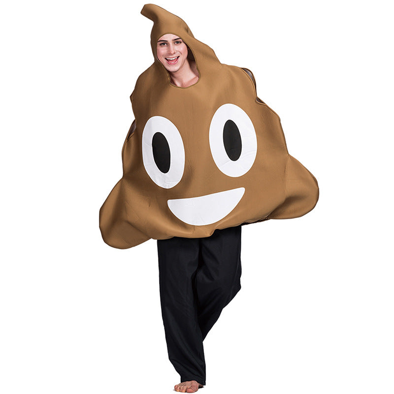 Poop Emoji Costume for Funny Halloween Party Laughs