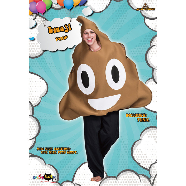 Poop Emoji Costume for Funny Halloween Party Laughs