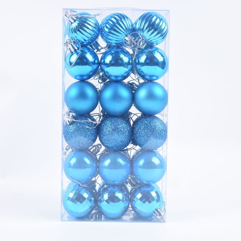 4 cm Christmas Baubles – 36-Piece Tree Decoration