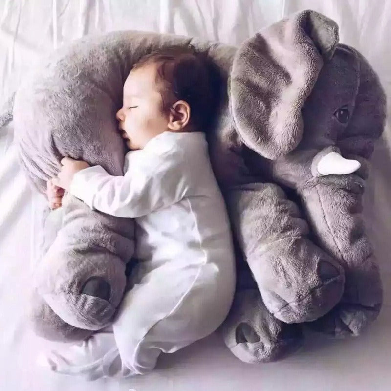 Oversized Elephant Plush Pillow for Cozy Bedtime Cuddles