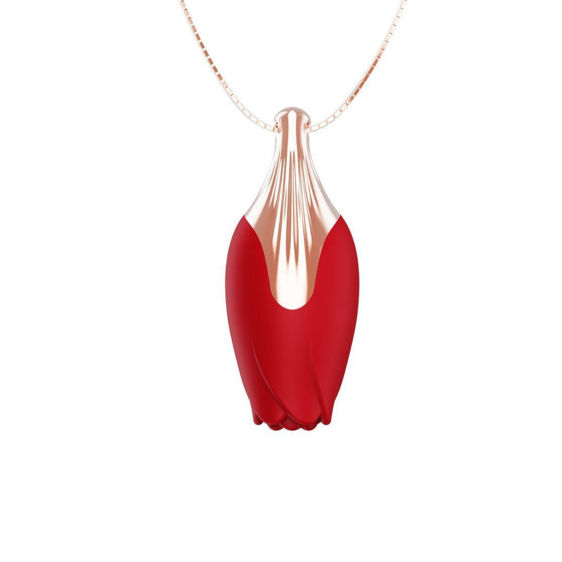Rose Vibrator Necklace With 3-Speed Waterproof Design