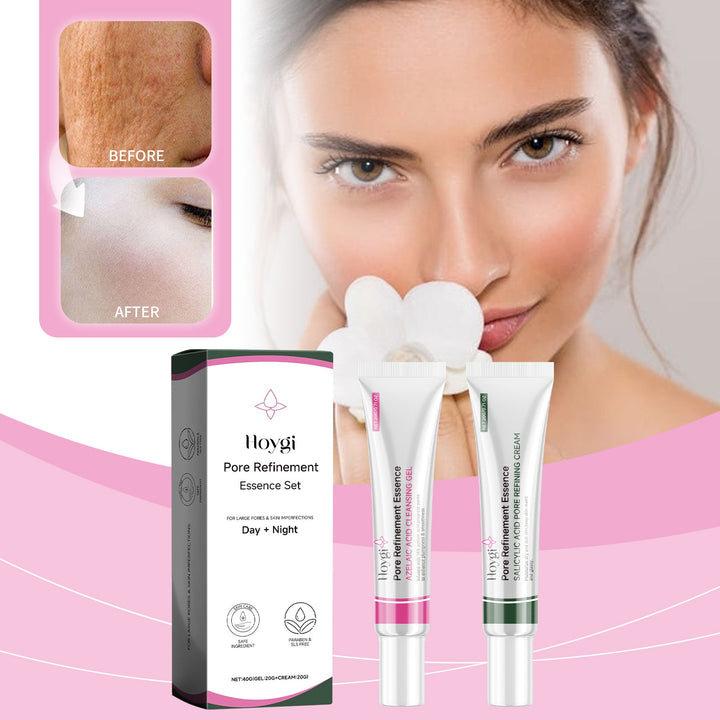 Pore Refining Set with Azelaic Acid, Day & Night Routine