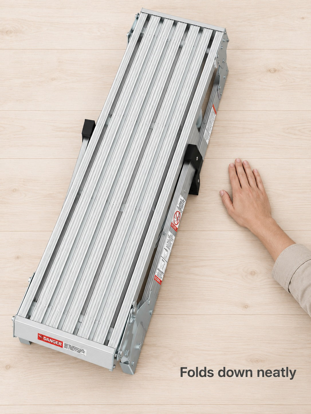 Portable Aluminum Folding Work Platform, 225 lb Rated