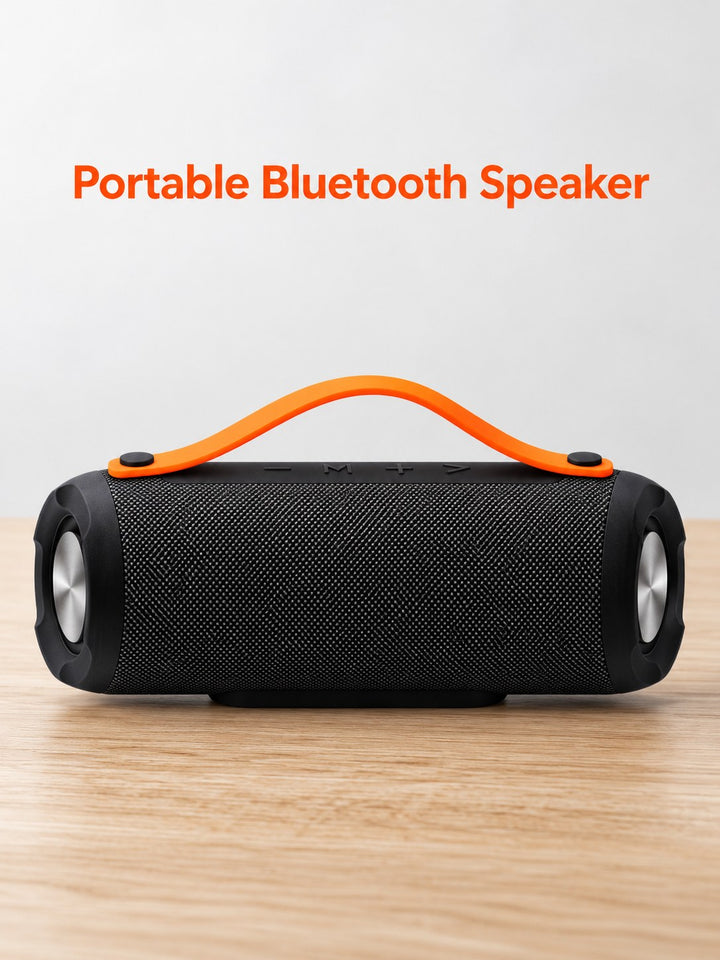 Portable Bluetooth Speaker with Carry Handle & Calls