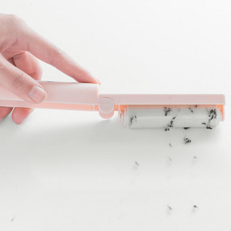 Cat-Face Pet Hair Roller: Portable Lint Remover Tool