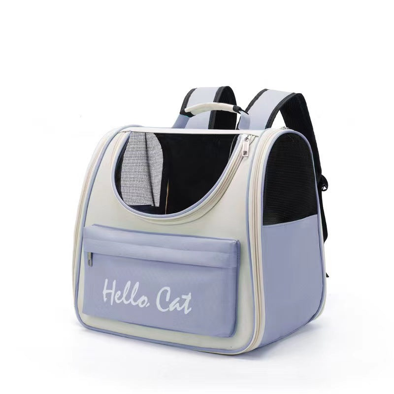 Backpack Cat Carrier With Window - Hands-Free Pet Travel