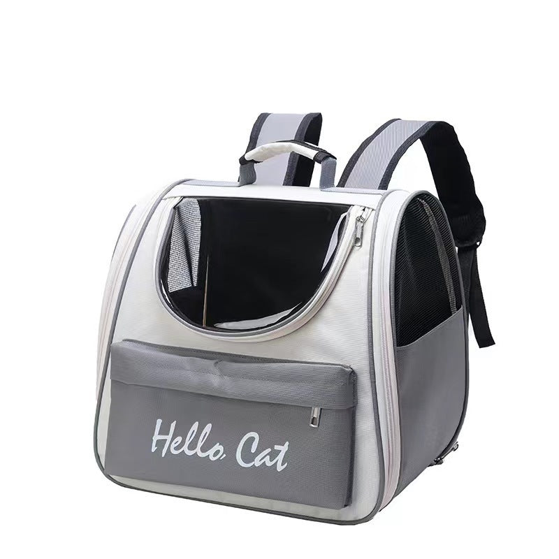 Backpack Cat Carrier With Window - Hands-Free Pet Travel