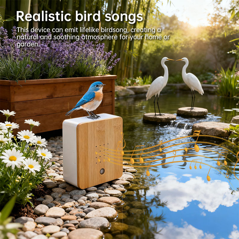 Motion Sensor Bird Box Speaker for Relaxing Nature Sounds