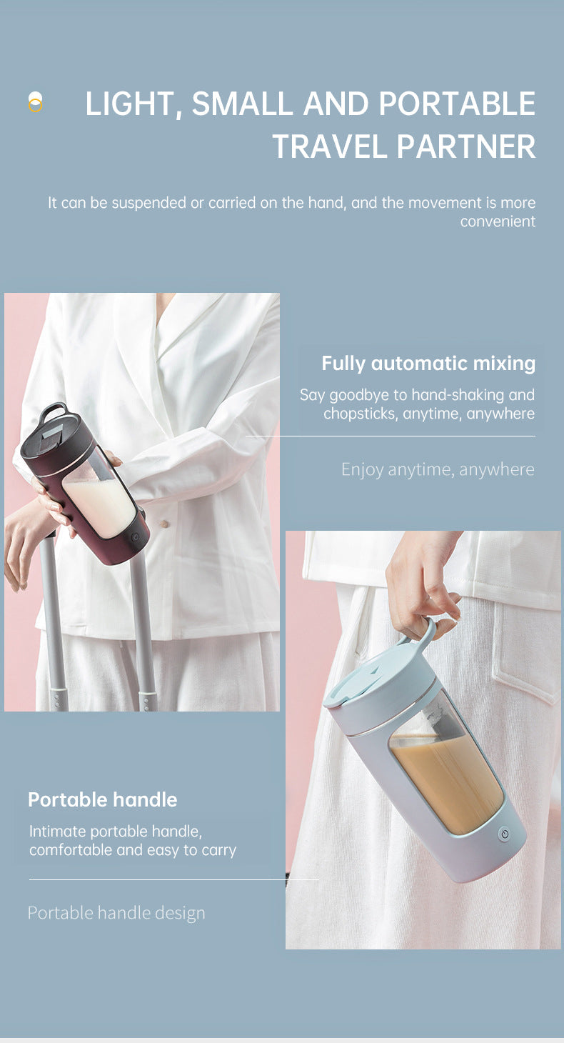 Portable Smoothie Blender Bottle for Gym and Commute