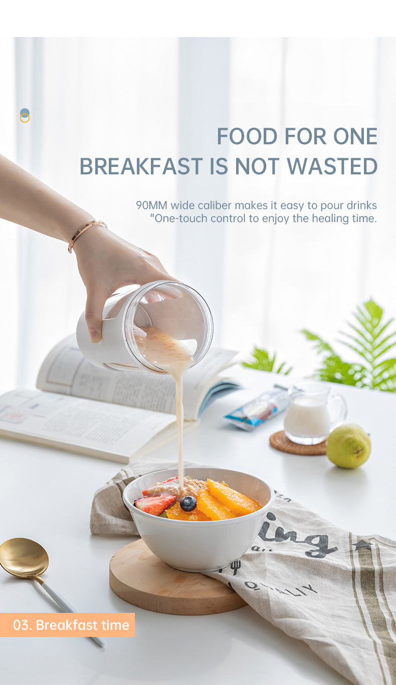 Portable Smoothie Blender Bottle for Gym and Commute