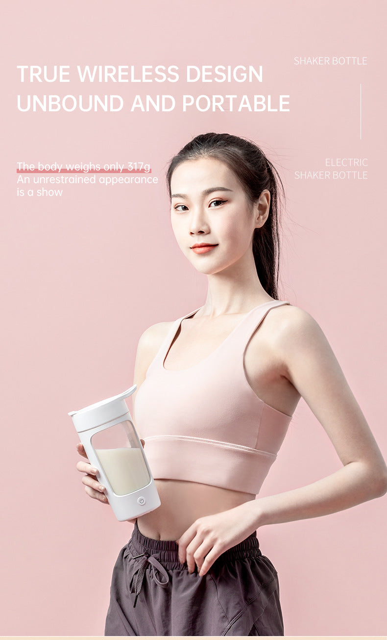 Portable Smoothie Blender Bottle for Gym and Commute