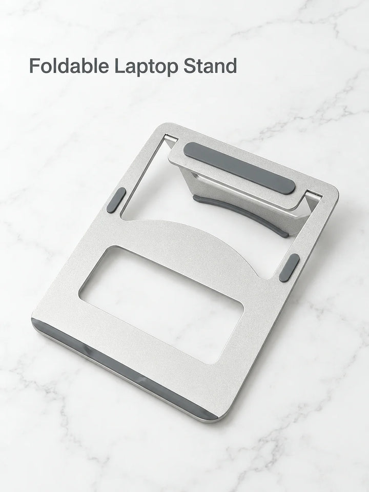 Foldable Aluminum Laptop Stand for MacBook and iPad