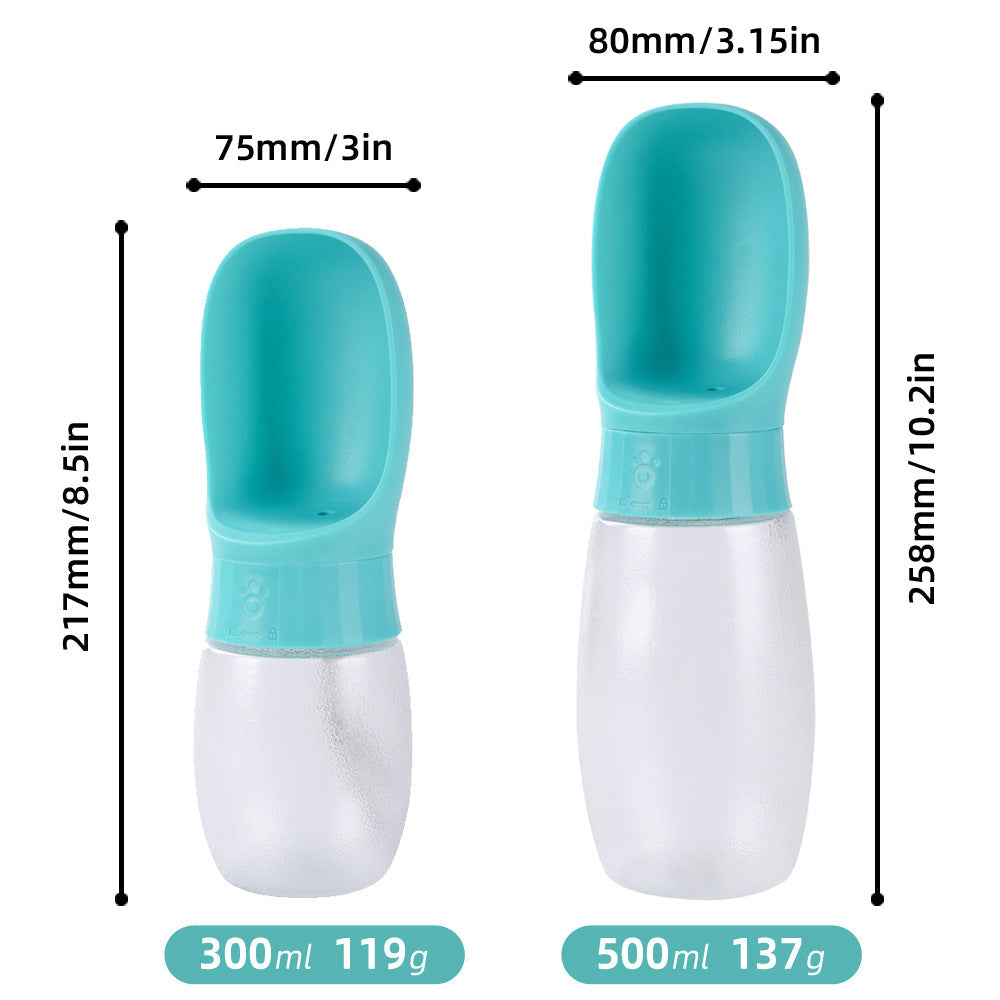 Portable Dog Water Bottle With Leak-Proof Travel Cup