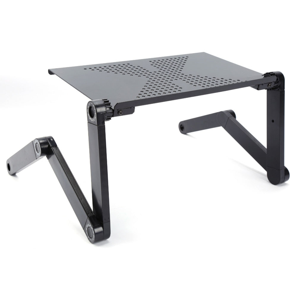 Adjustable Foldable Laptop Table for Bed and Sofa Use