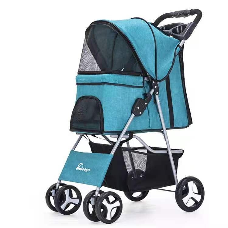 Pet Stroller for Cats & Small Dogs | Covered Comfort