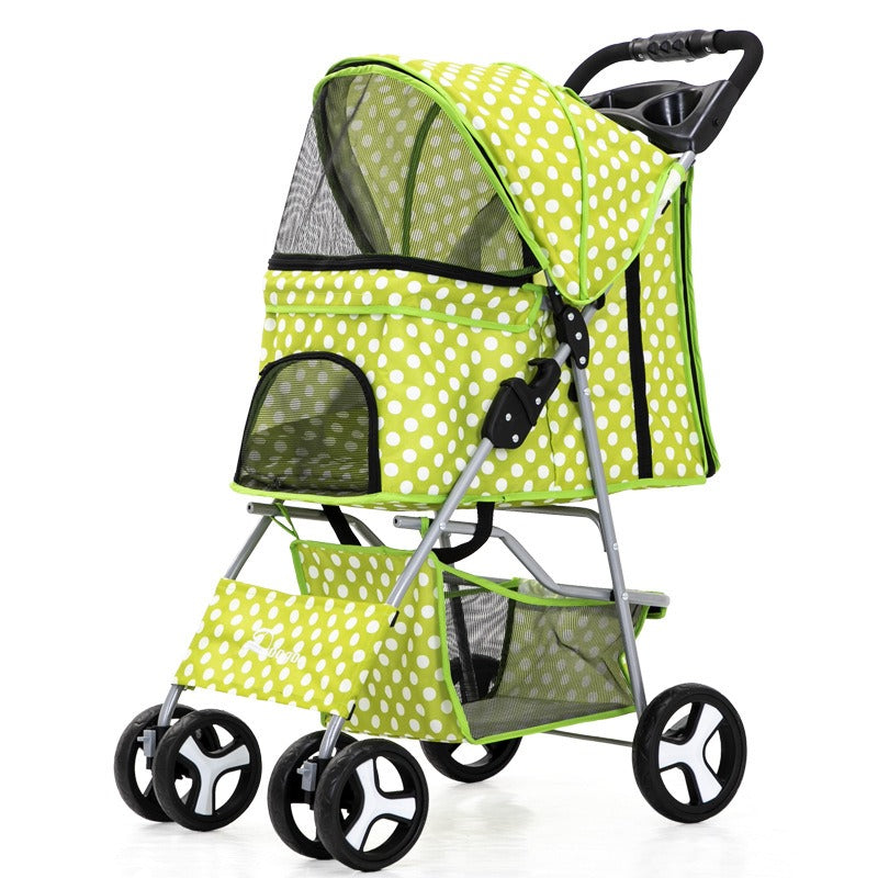 Pet Stroller for Cats & Small Dogs | Covered Comfort
