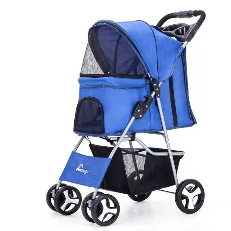 Pet Stroller for Cats & Small Dogs | Covered Comfort