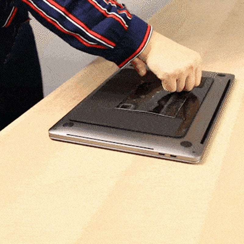 Ultra-Thin Portable Laptop Stand for Desk and Cafe Use