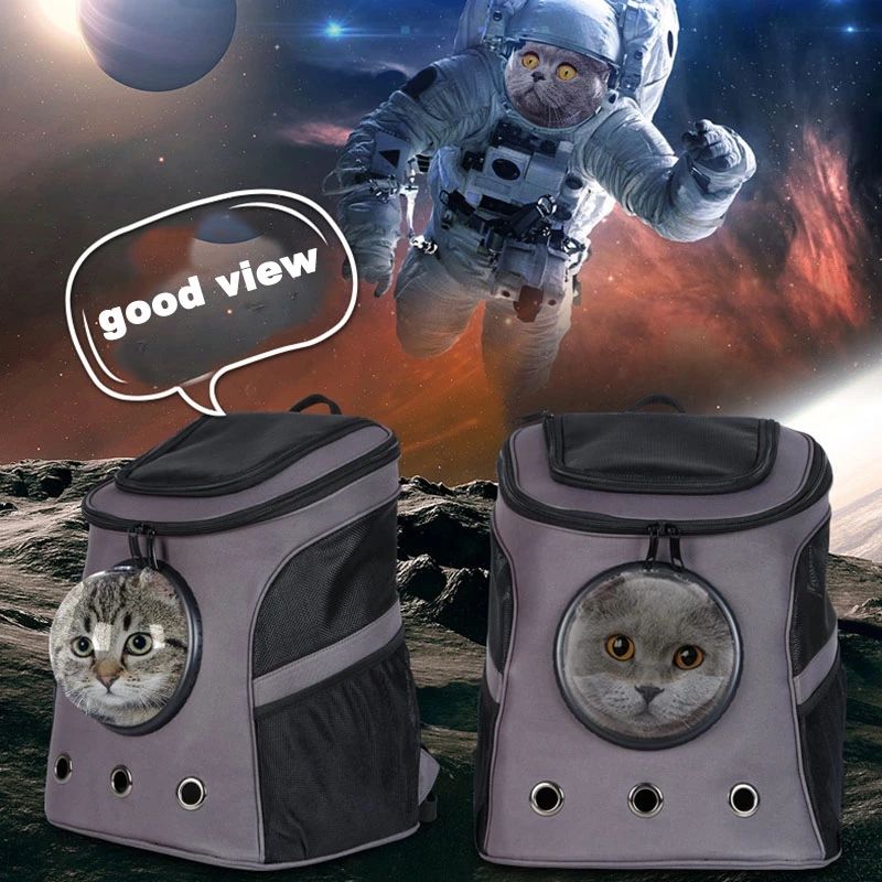 Large Pet Carrier Backpack With Panoramic Bubble Window