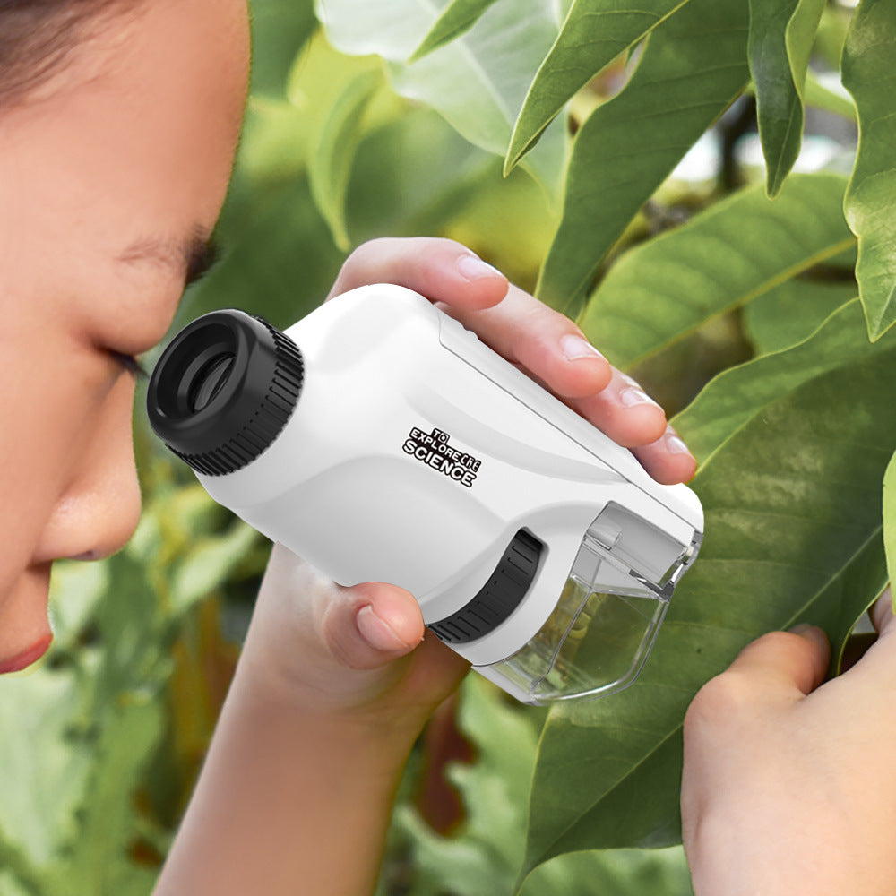 Portable Handheld Microscope Toy for Kids Outdoor Science