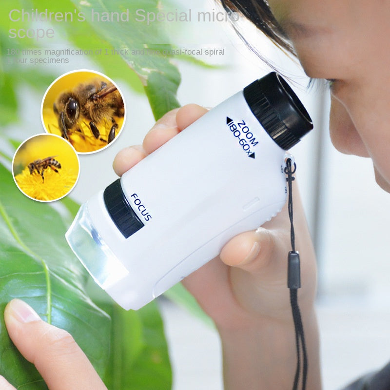 Portable Handheld Microscope Toy for Kids Outdoor Science
