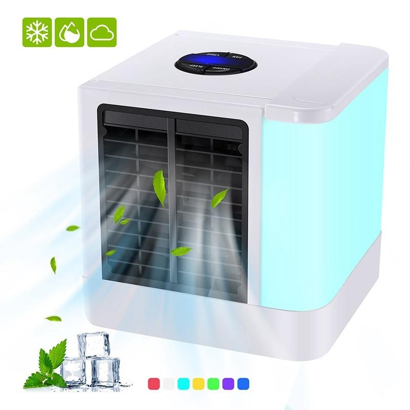 Portable USB Mini Air Cooler Fan for Desk & Bedside