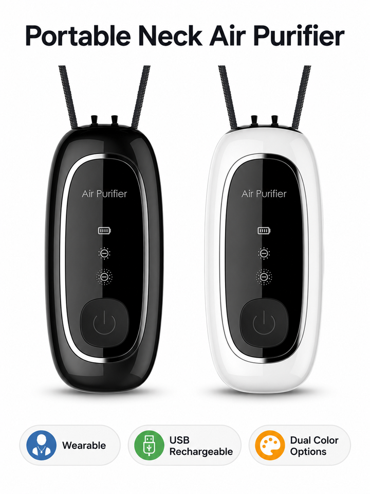 Portable Negative Ion Air Purifier — Cleaner Air Anywhere You Go