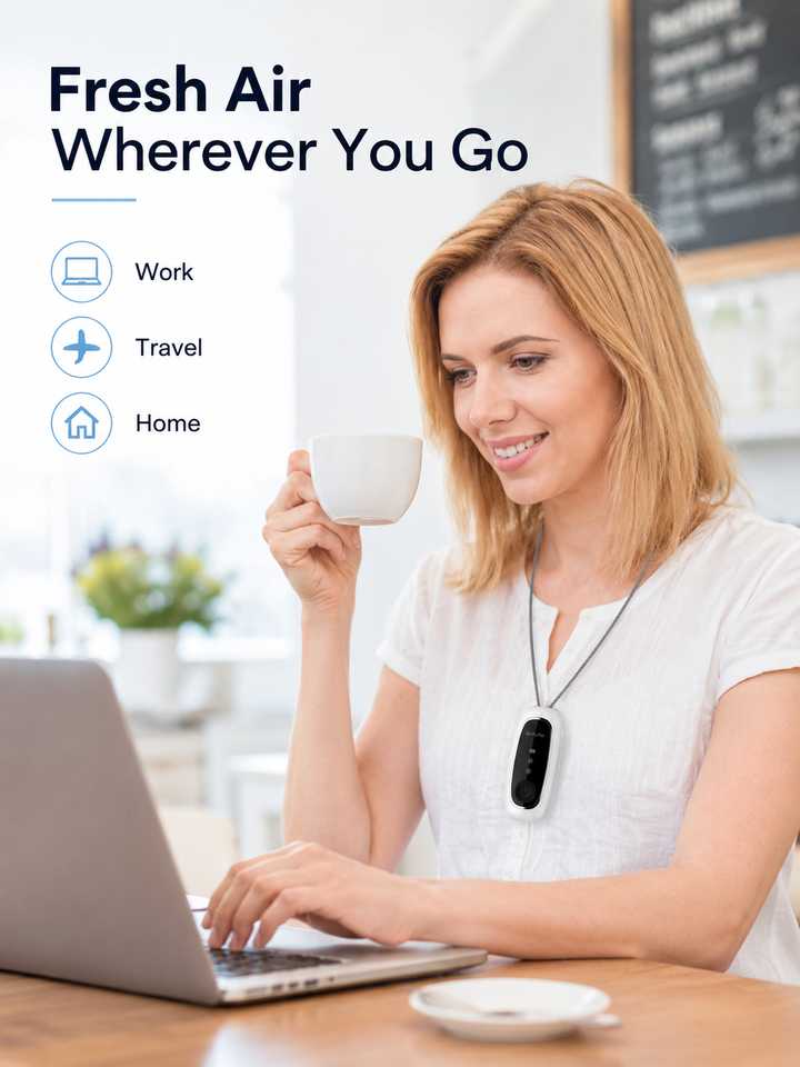 Portable Negative Ion Air Purifier — Cleaner Air Anywhere You Go