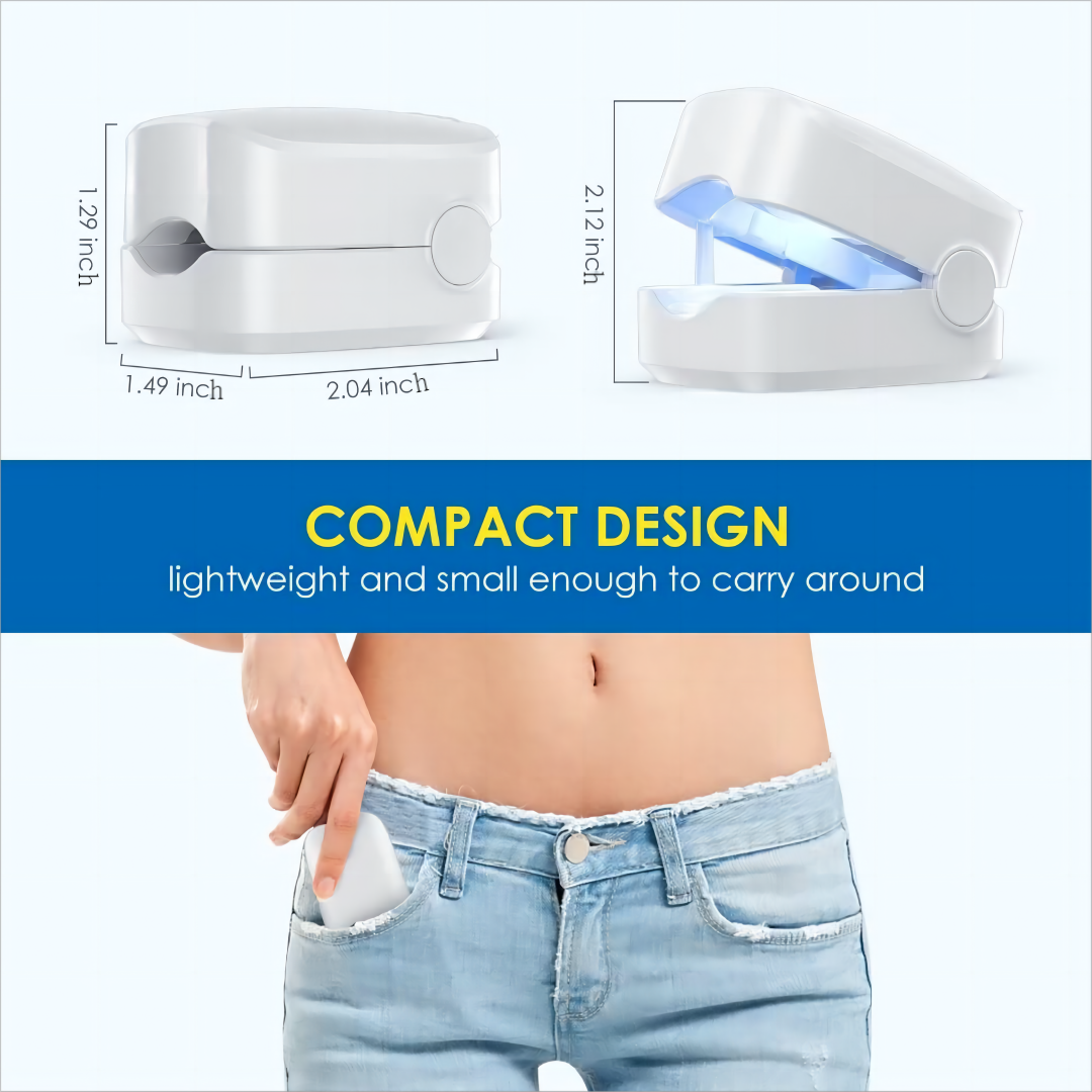 Portable Nail Fungus Lamp: 910nm + 470nm Light Therapy