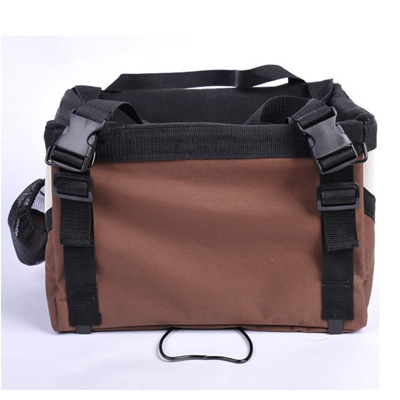 Waterproof Pet Bike Basket Carrier for Small Dogs & Cats