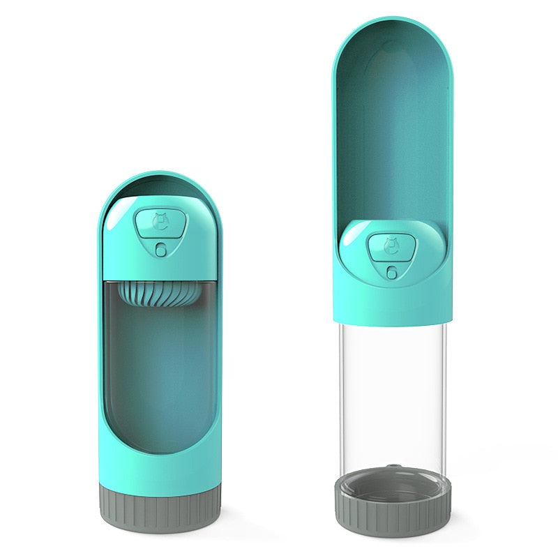 Portable Dog Water Bottle for One-Handed Hydration