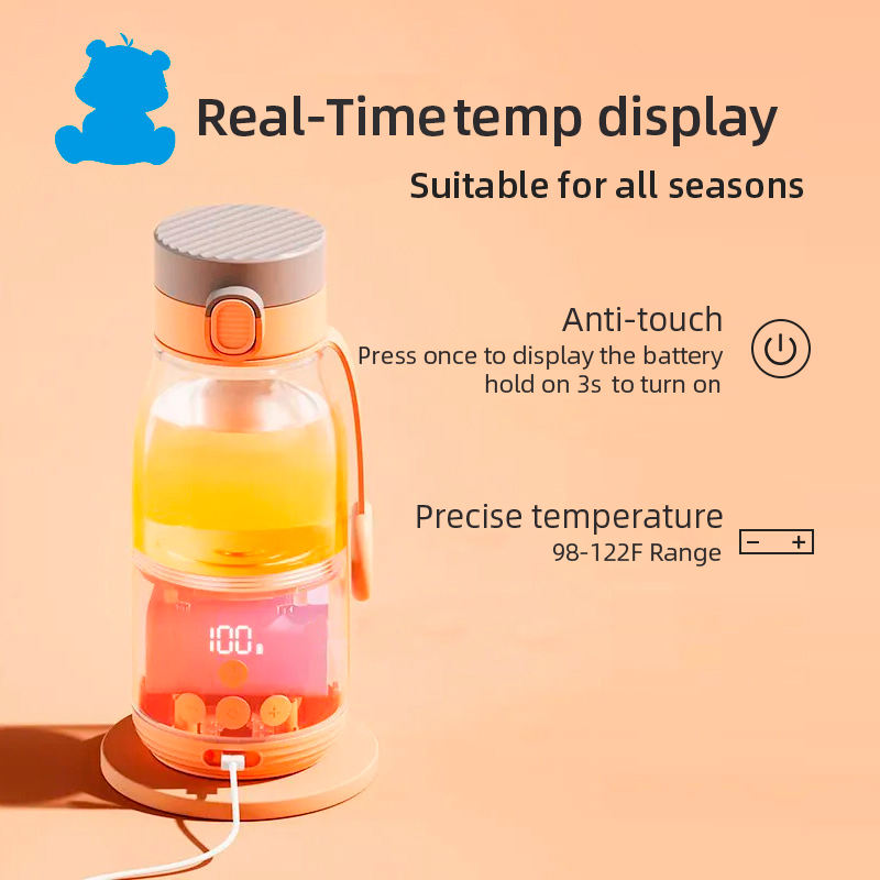 Portable Baby Milk Warmer Kettle for On-the-Go Feeds
