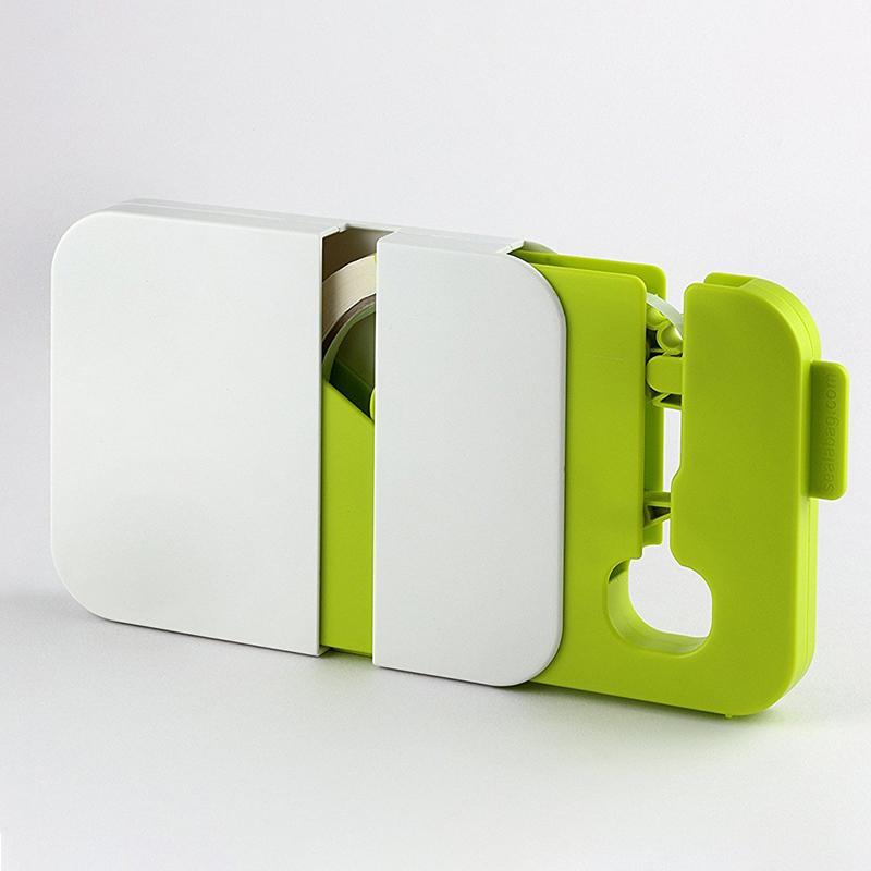 Portable Bag Sealer with Built-In Tape Roll for Kitchen