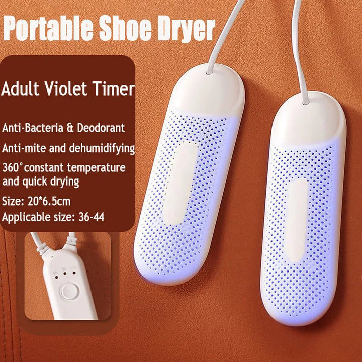 Portable Shoe Dryer with UV Deodorizer for Sneakers