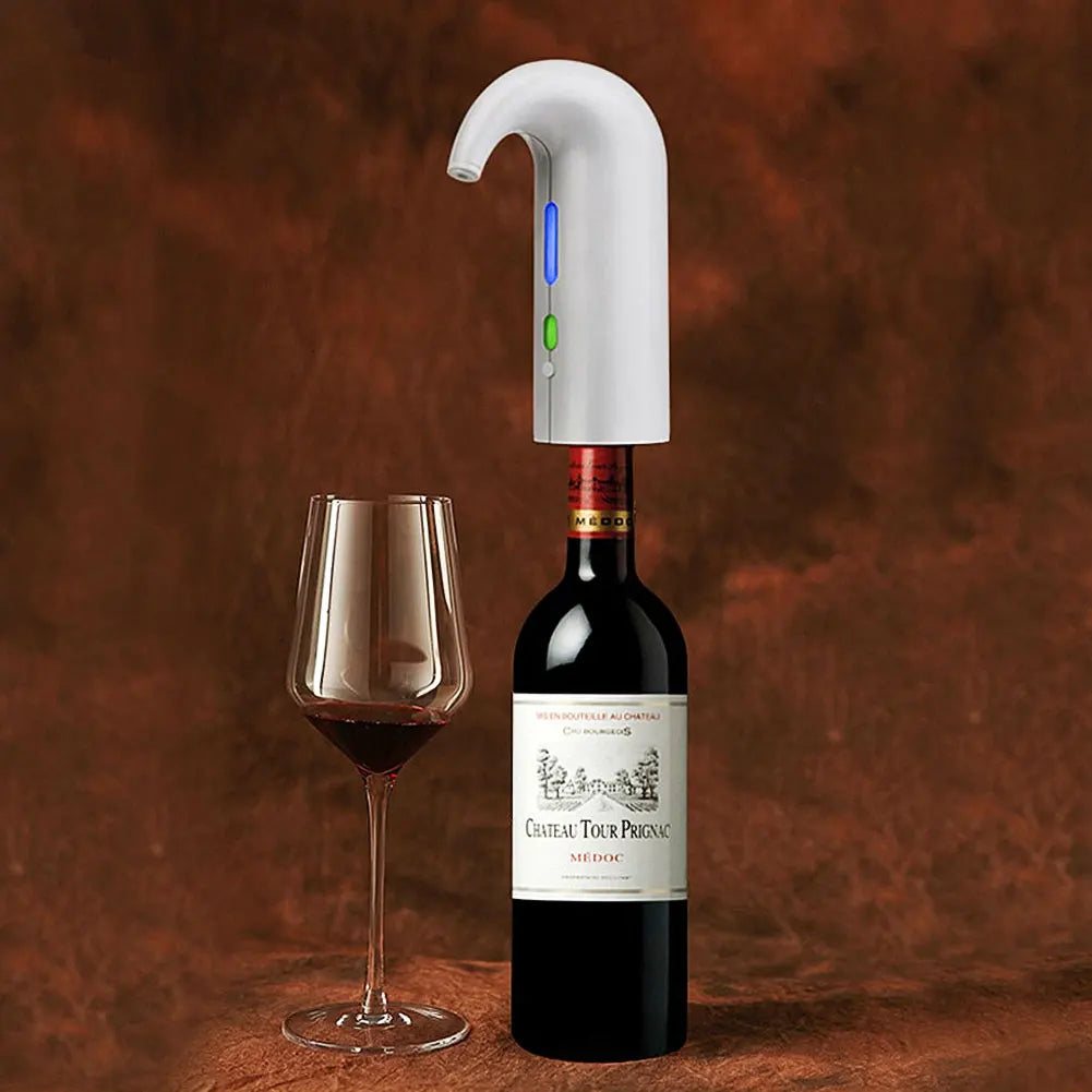 Electric Wine Decanter: One-Touch Pour and Aeration