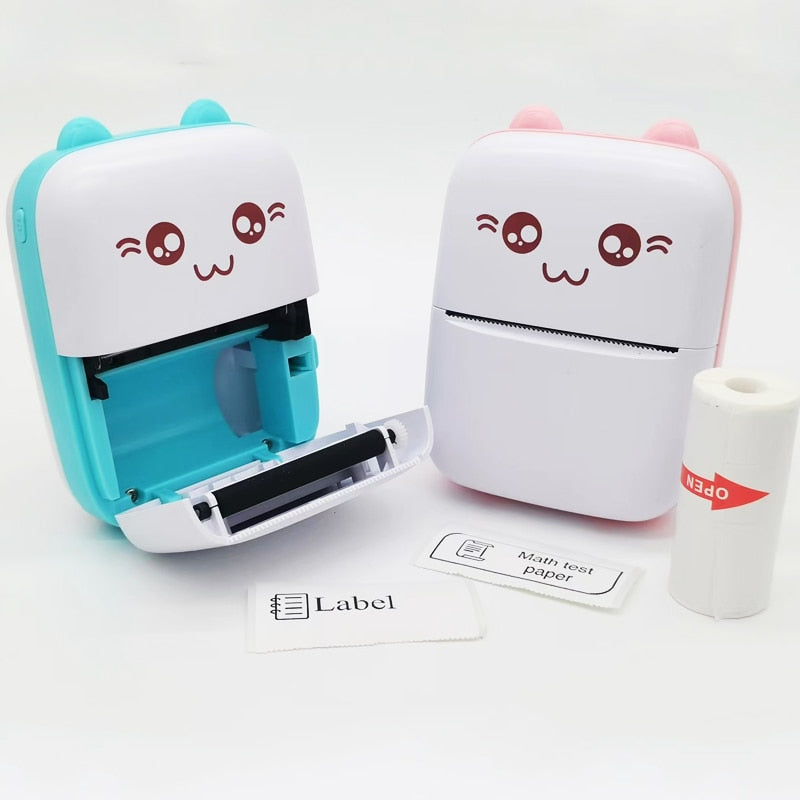 Pocket Cat Thermal Printer: Bluetooth Mini Photo Printer