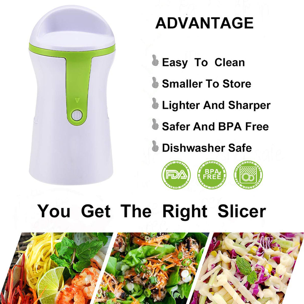 Handheld Spiralizer for Veggie Noodles, Stainless Steel
