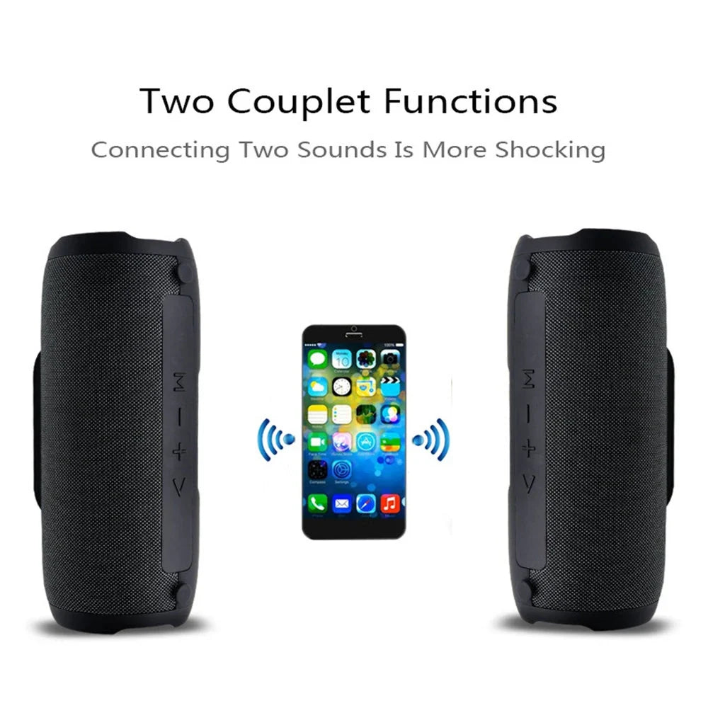 Portable Bluetooth Speaker with Carry Handle & Calls