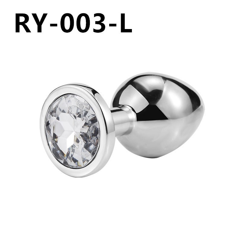 Metal Anal Plug for Discreet, Decorative Intimate Pleasure