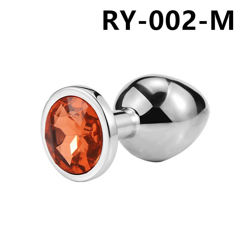 Metal Anal Plug for Discreet, Decorative Intimate Pleasure