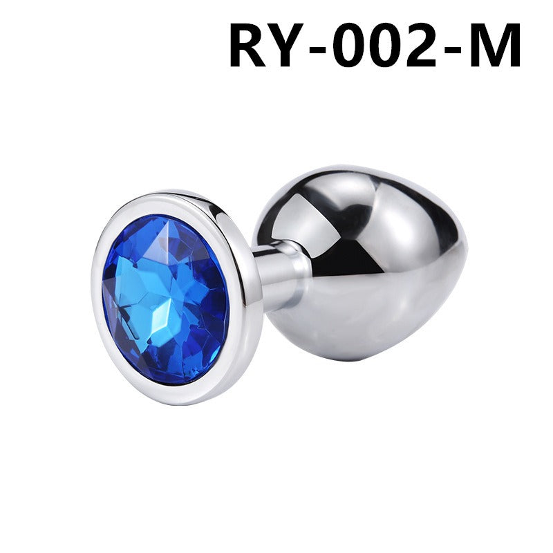 Metal Anal Plug for Discreet, Decorative Intimate Pleasure