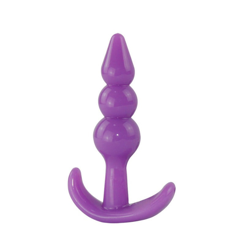 Silicone Anal Plug Set for Graduated, Varied Pleasure