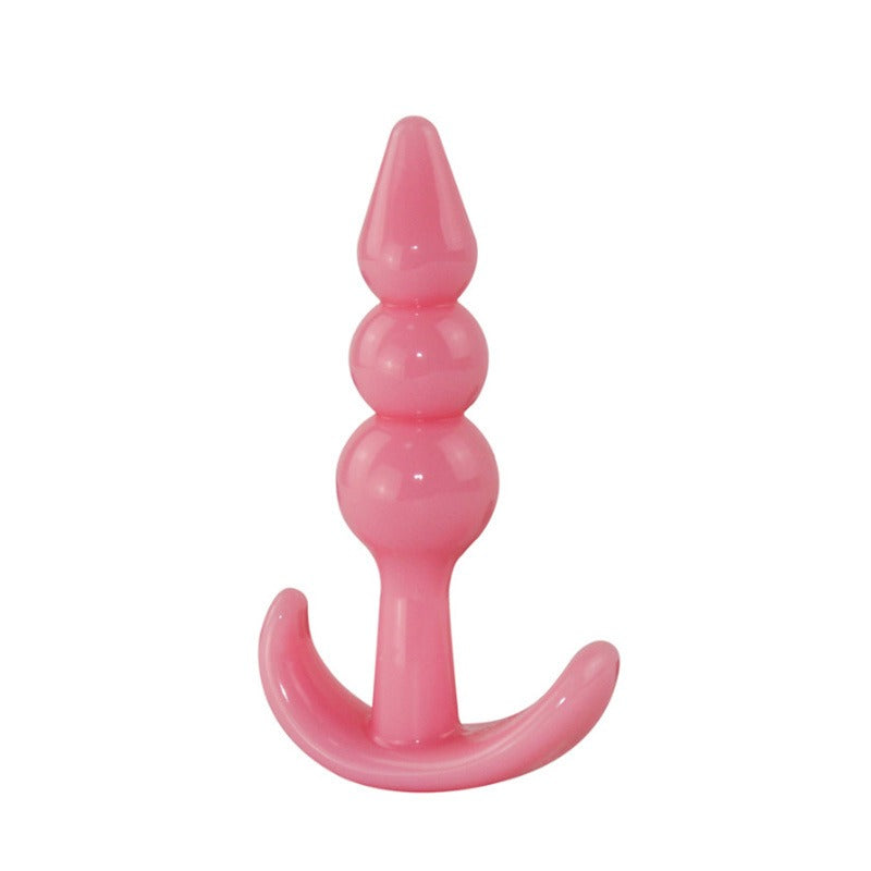 Silicone Anal Plug Set for Graduated, Varied Pleasure